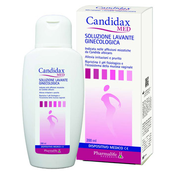 CANDIDAX MED SOLUZIONE LAVANTE GINECOLOGICA 200 ML - farmacia187.it