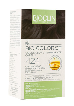 BIOCLIN BIO COLORIST 4,24 CASTANO BEIGE RAME CIOCCOLATO - farmacia187.it