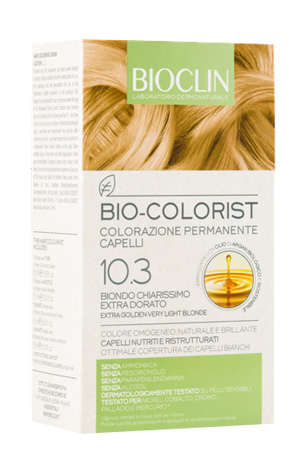 BIOCLIN BIO COLORIST 10,3 BIONDO CHIARISSIMO EXTRA DORATO - farmacia187.it