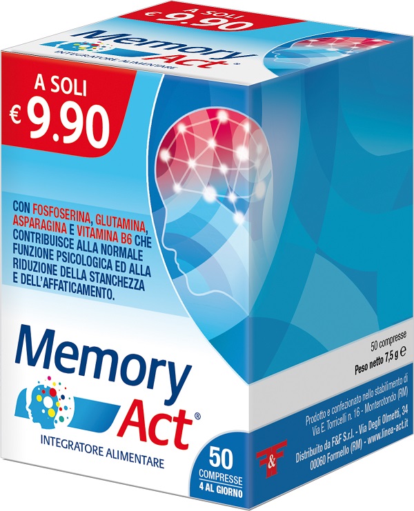 MEMORY ACT 50 COMPRESSE - farmacia187.it