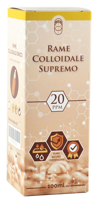 RAME COLLOIDALE SUPREMO 20PPM 100 ML - farmacia187.it