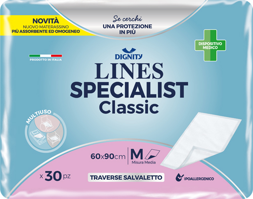TRAVERSA LINES SPECIALIST CLASSIC 60X90CM TP 30 PEZZI - farmacia187.it