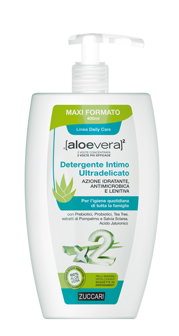 ALOEVERA2 DETERGENTE INTIMO ULTRADELICATO 400 ML - farmacia187.it