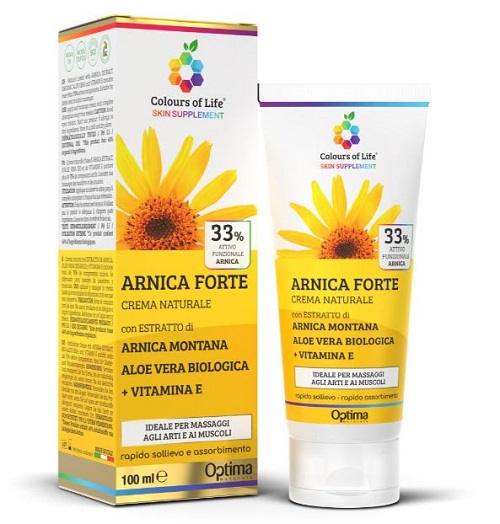 COLOURS OF LIFE SKIN SUPPLEMENT ARNICA FORTE 33% CREMA 100 ML - farmacia187.it