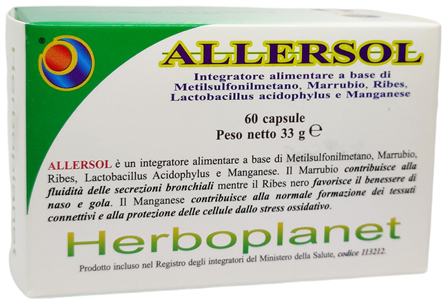 ALLERSOL 60 CAPSULE - farmacia187.it