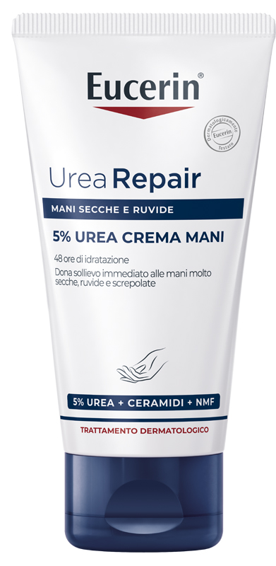 EUCERIN UREAREPAIR CREMA MANI 5% 75 ML - farmacia187.it