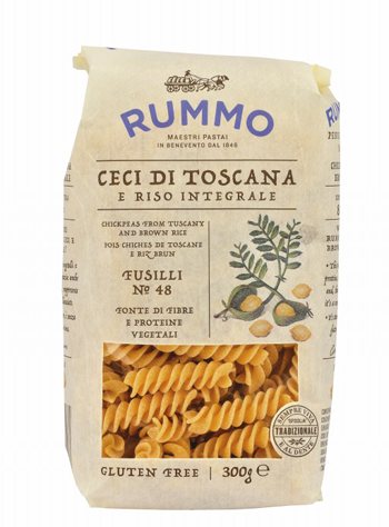 RUMMO FUSILLI N 48 CECI DI TOSCANA E RISO INTEGRALE 300 G - farmacia187.it