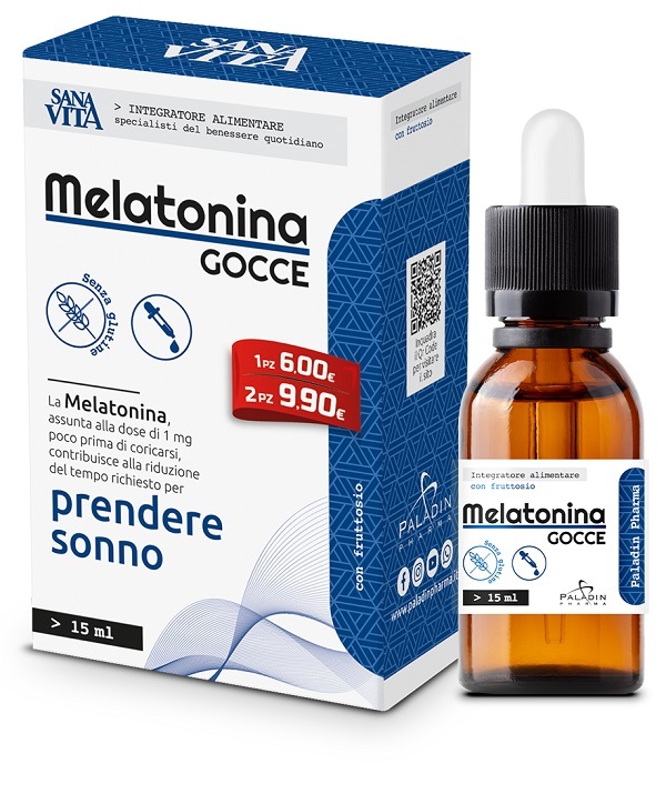 SANAVITA MELATONINA GOCCE 15 ML - farmacia187.it