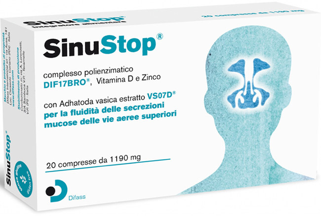 SINUSTOP 20 COMPRESSE DA 1190 MG - farmacia187.it