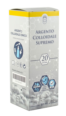ARGENTO COLLOIDALE SUPREMO 20PPM CERTIFICATO SPRAY CON CONTAGOCCE + EROGATORE NASO + EROGATORE GOLA + EROGATORE PELLE - farmacia187.it