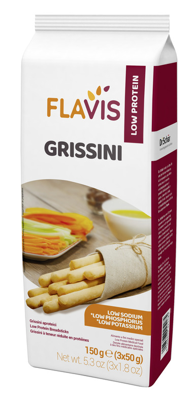 FLAVIS GRISSINI APROTEICI 3 PORZIONI DA 50 G - farmacia187.it
