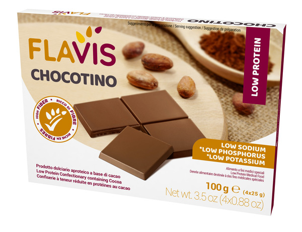 FLAVIS CHOCOTINO 4 PORZIONI DA 25 G - farmacia187.it