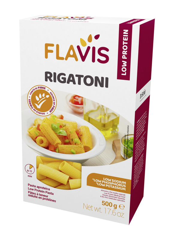 FLAVIS RIGATONI APROTEICI 500 G - farmacia187.it