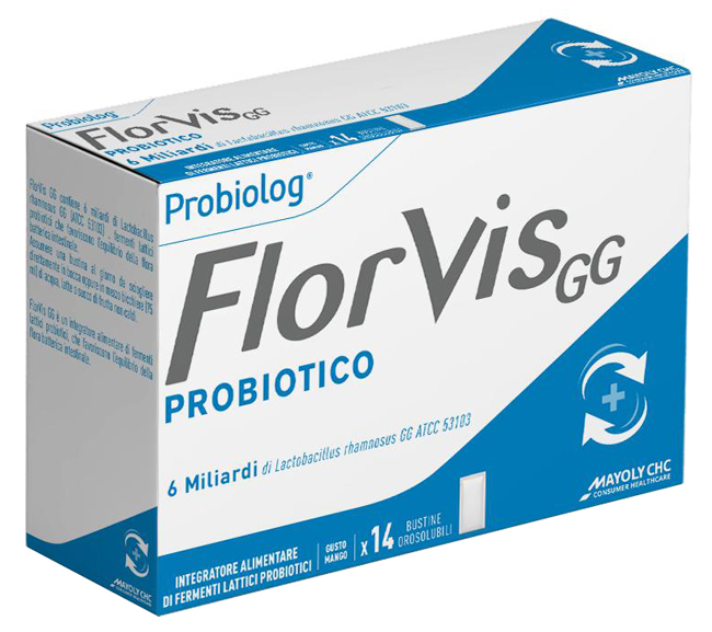 FLORVIS GG 14 BUSTINE OROSOLUBILI GUSTO MANGO - farmacia187.it