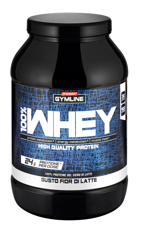 GYMLINE 100% WHEY CONCENTRATE LATTE 900 G - farmacia187.it