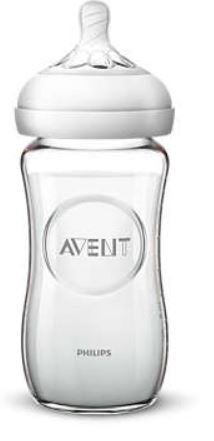 AVENT BIBERON NATURAL VETRO 240ML - farmacia187.it