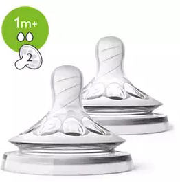 AVENT 2 TETTARELLE NATURAL FLUSSO LENTO 2 FORI - farmacia187.it