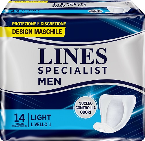 PANNOLONI LINES SPECIALIST MEN LIVELLO 1 14 PEZZI - farmacia187.it