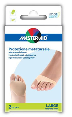 PROTEZIONE IN GEL E TESSUTO MASTER-AID FOOTCARE PER METATARSO LARGE 2 PEZZI G3 - farmacia187.it