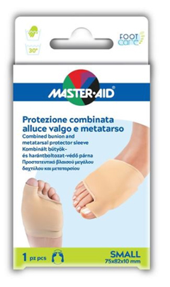 PROTEZIONE MASTER-AID FOOTCARE PER ALLUCE VALGO E METATARSO SMALL 1 PEZZO D7 - farmacia187.it