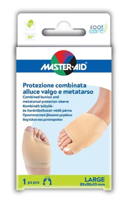 PROTEZIONE MASTER-AID FOOTCARE PER ALLUCE VALGO E METATARSO LARGE 1 PEZZO D8 - farmacia187.it