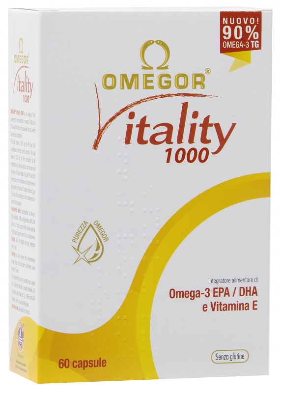 OMEGOR VITALITY 1000 60 CAPSULE MOLLI - farmacia187.it