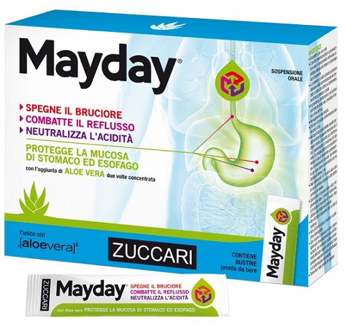 MAYDAY SOSPENSIONE PER USO ORALE ALLA MENTA 24 BUSTINE 10 ML - farmacia187.it