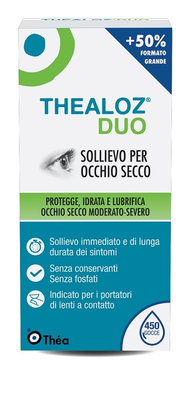 THEALOZ DUO SOLUZIONE OFTALMICA FLACONE 15 ML - farmacia187.it
