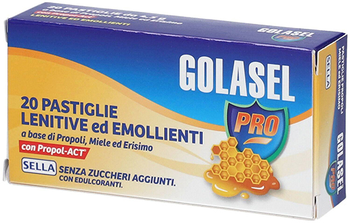 GOLASEL PRO 20 PASTIGLIE MIELE - farmacia187.it