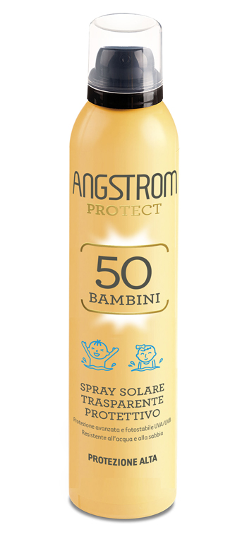 ANGSTROM PROTECT 50 BAMBINI SPRAY SOLARE TRASPARENTE 250 ML - farmacia187.it