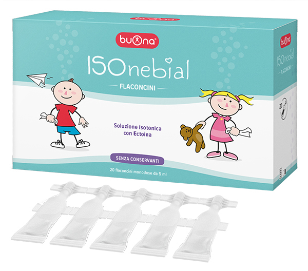 ISONEBIAL FLACONCINI SOLUZIONE ISOTONICA 0,9% CON AGGIUNTA DI ECTOINA 20X5 ML - farmacia187.it