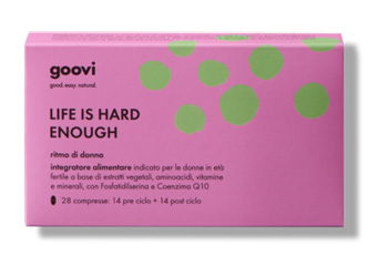 GOOVI LIFE IS HARD ENOUGH RITMO DI DONNA 28 COMPRESSE - farmacia187.it