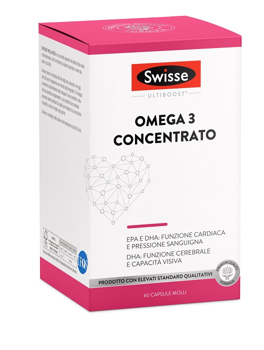 SWISSE OMEGA 3 CONCENTRATO 60 CAPSULE MOLLI DA 2440 MG - farmacia187.it