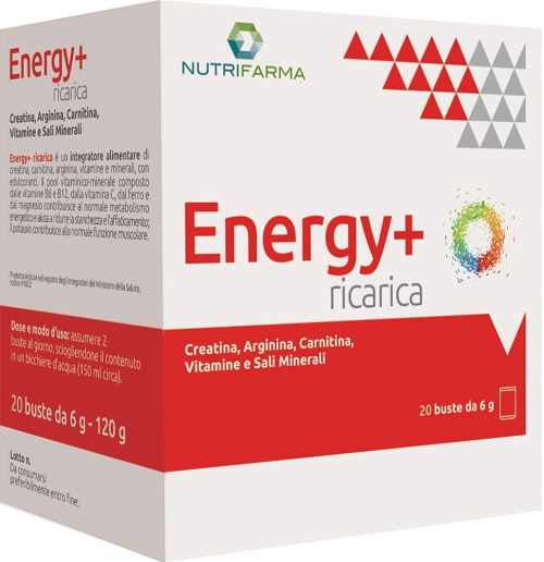 ENERGY+ RICARICA 20 BUSTINE - farmacia187.it