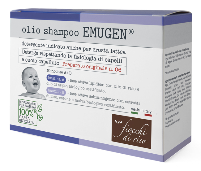 FIOCCHI DI RISO EMUGEN OLIO SHAMPOO ULTRADELICATO 45 ML - farmacia187.it