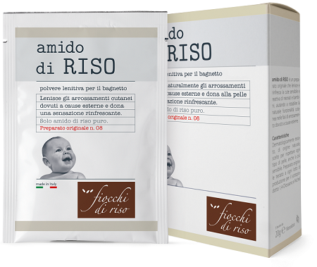 FIOCCHI DI RISO AMIDO DI RISO POLVERE LENITIVO 100 G - farmacia187.it