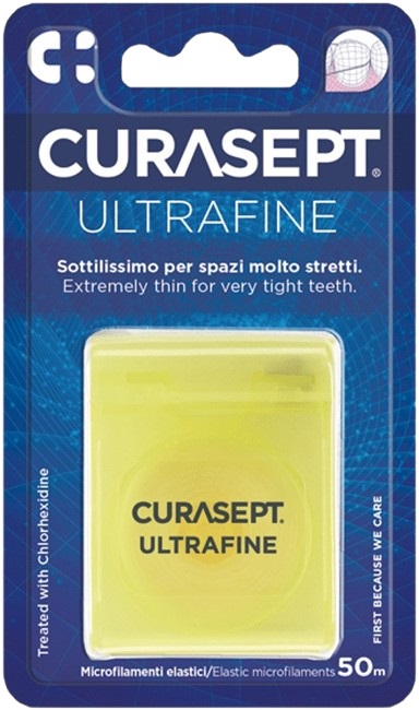 CURASEPT ULTRAFINE FILO INTERDENTALE NON CERATO CLOREXIDINA - farmacia187.it