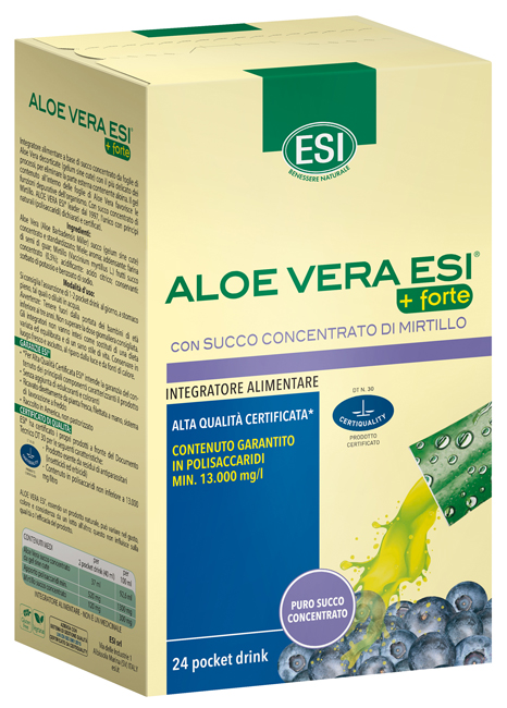 ESI ALOE VERA SUCCO + FORTE MIRTILLO 24 POCKET DRINK - farmacia187.it
