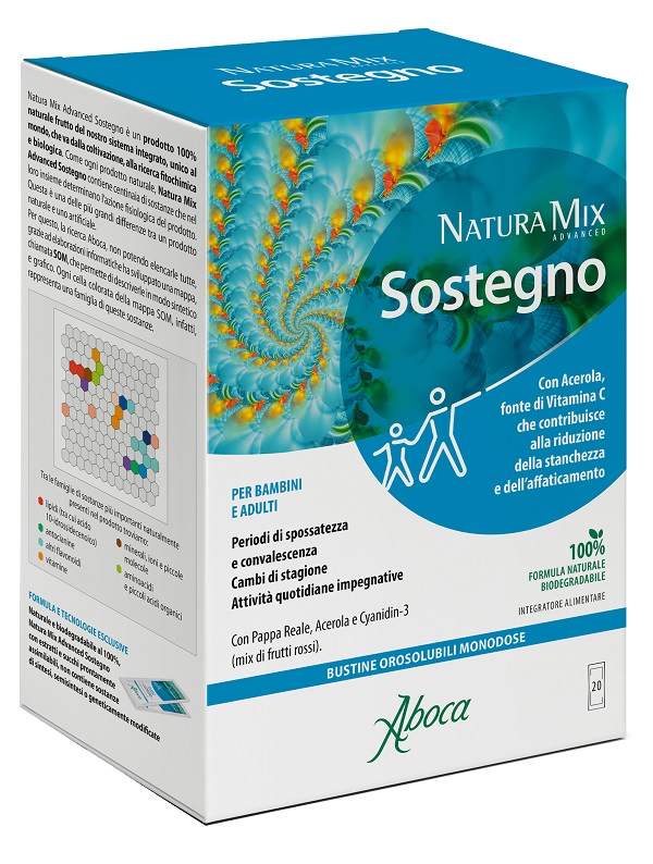 NATURA MIX ADVANCED SOSTEGNO OROSOLUBILE 20 BUSTINE - farmacia187.it