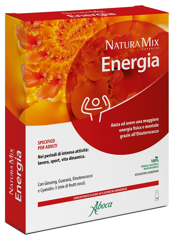 NATURA MIX ADVANCED ENERGIA 10 FLACONCINI DA 15 G - farmacia187.it