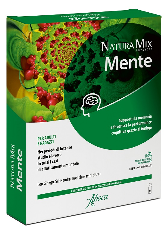NATURA MIX ADVANCED MENTE 10 FLACONCINI - farmacia187.it