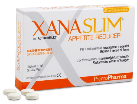 XANASLIM APPETITE REDUCER 40 COMPRESSE MASTICABILI - farmacia187.it