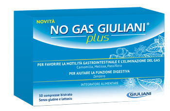 NO GAS GIULIANI PLUS 30 COMPRESSE BISTRATO - farmacia187.it