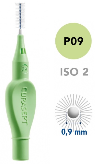 CURASEPT PROXI P09 VERDE CHIARO/LIGHT GREEN 5 PEZZI - farmacia187.it
