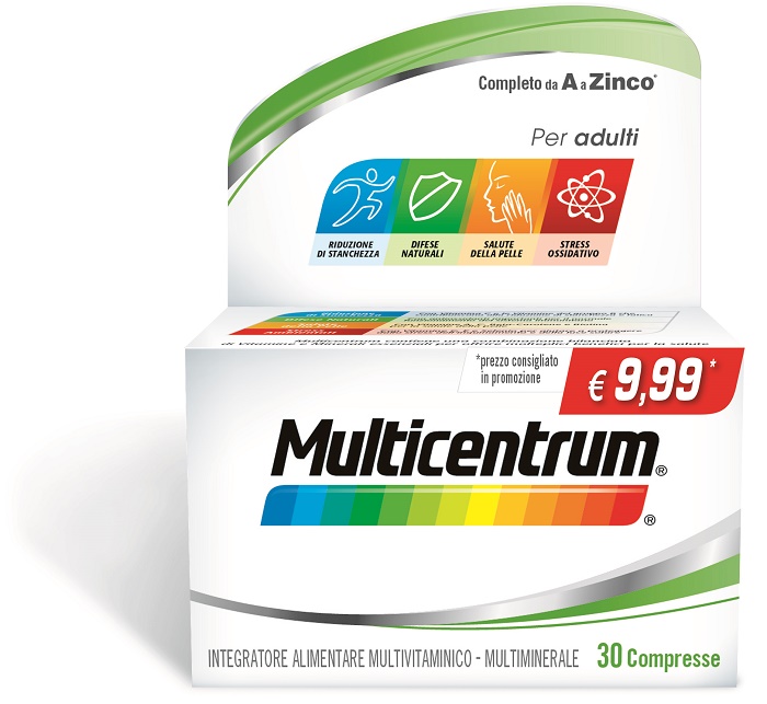 MULTICENTRUM ADULTI 30 COMPRESSE PROMO - farmacia187.it
