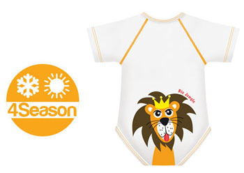 BODY 0/36M BIO COTTON 4SEASON LEONE - farmacia187.it