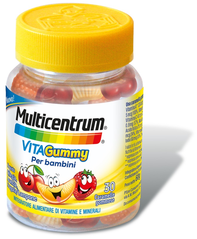 MULTICENTRUM VITAGUMMY 30 CARAMELLE GOMMOSE - farmacia187.it