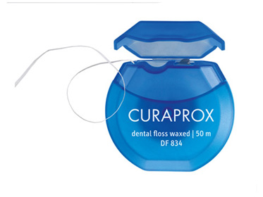 CURAPROX DF 834 DENTAL FLOSS WAXED 50 METRI - farmacia187.it