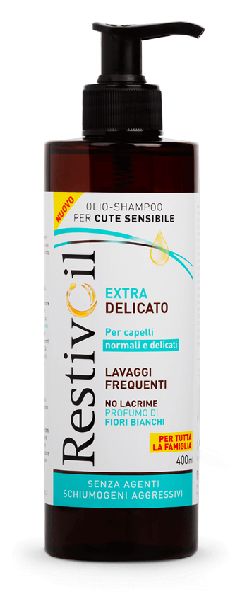 RESTIVOIL EXTRA DELICATO OLIO SHAMPOO PER CUTE SENSIBILE 400 ML - farmacia187.it