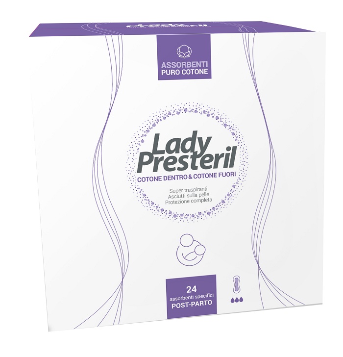 LADY PRESTERIL POSTPARTO 24 PEZZI - farmacia187.it